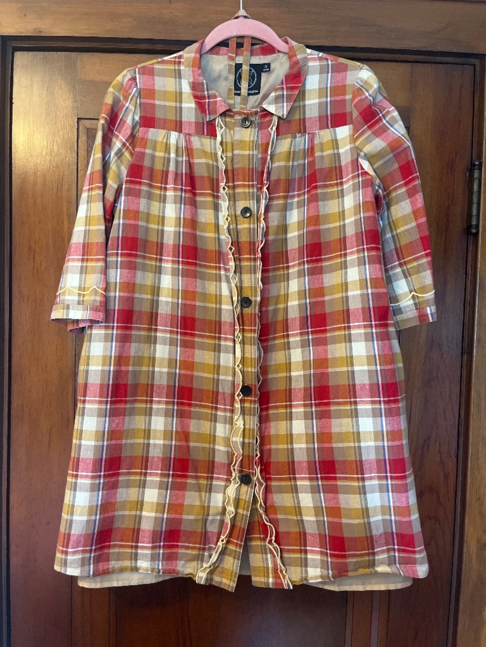 dear creatures Plaid Dress - Medium